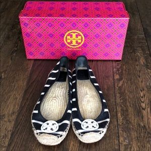 Tory Burch striped T-shirt Ballet espadrilles 7